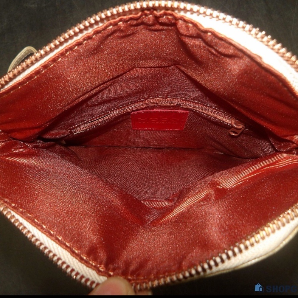 HOBO Crossbody with Rose Gold Metallic Chain Accent - Picture 4 of 8